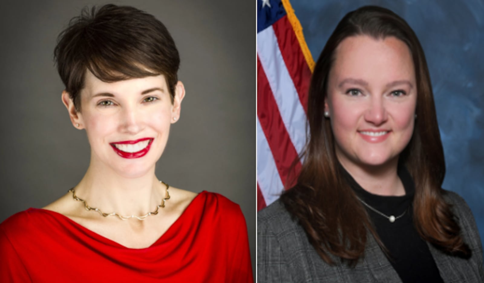 Clayton Law Director Martina Dillon, left, and City Manager Amanda Zimmerlin. CONTRIBUTED