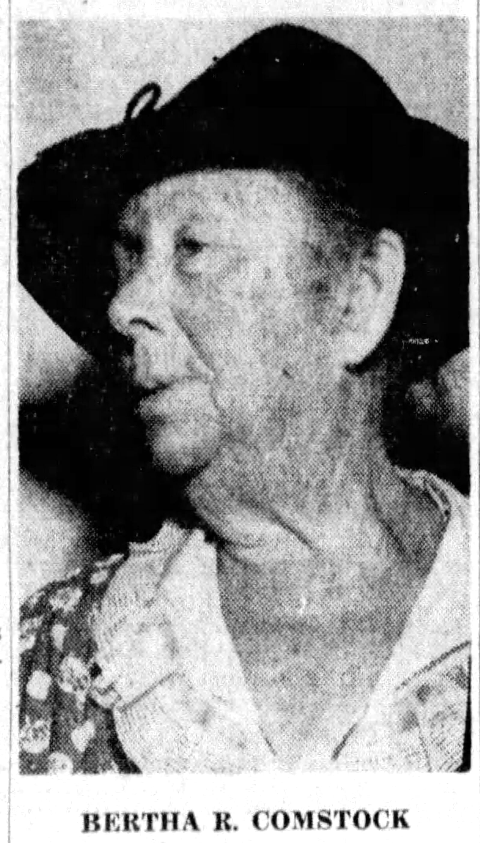 Bertha Comstock is considered Dayton's first woman newspaper reporter. In 1945, Comstock returned to Dayton and The Journal office "to look things over." THE JOURNAL HERALD ARCHIVES