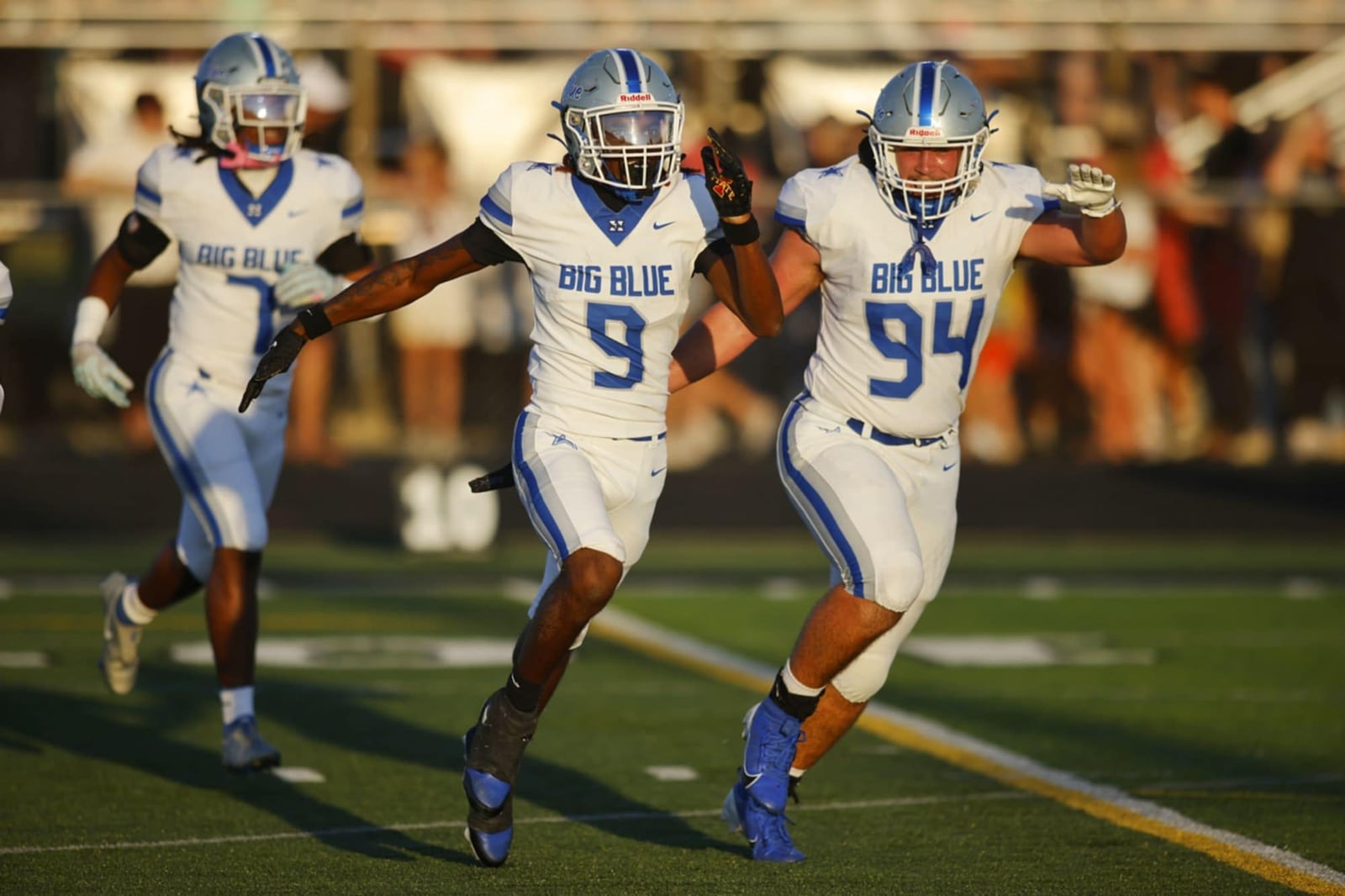 The Hamilton High School football team took on Lakota East on Friday night. The Thunderhawks won 31-27. NICK GRAHAM / STAFF