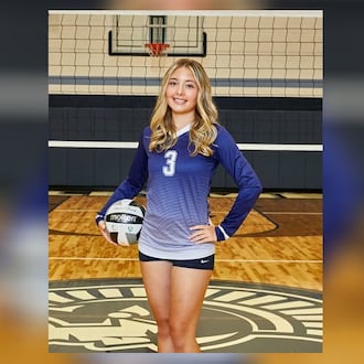 Brooklyn Bromagen is a senior libero/defensive specialist on the Valley View girls volleyball squad. CONTRIBUTED PHOTO