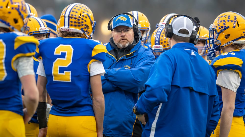 Marion Local defeated Dalton 38-0 in the Division VII state championship game in Canton on Dec. 2, 2023. Michael Cooper/CONTRIBUTED