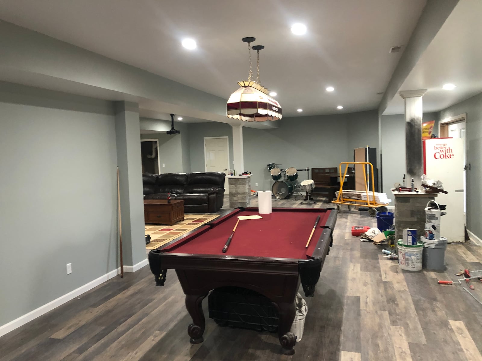 Basement remodel by Acorn Construction & Remodeling. The business is the Best of Dayton winner of Best Basement Remodeler, Best Building Contractor, Best Door & Window Replacement, and Best Place to Buy Windows. MATT BENNETT / CONTRIBUTED