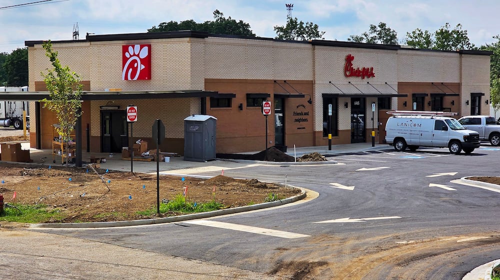 The Middletown Chick-fil-A, located just off Exit 32 on I-75, is expected to open next month. NICK GRAHAM/STAFF
