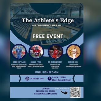 Four former Miami Valley starts - Joshua Copeland, Norris Cole, Chris Wright and Donnie Evege - will be hosting the free event 'The Athletes Edge: How to win in sports and in life' at 5:30 p.m. Sunday, Aug. 24 at Fairborn High School. CONTRIBUTED PHOTO