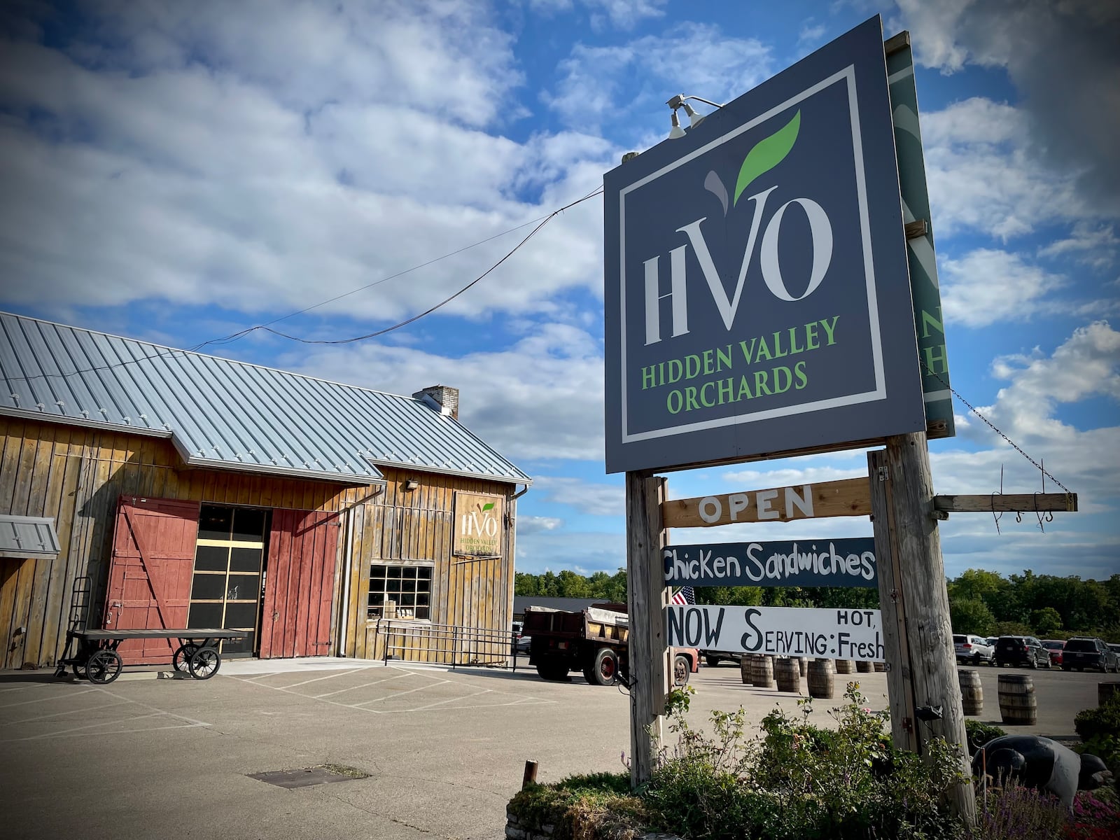 Hidden Valley Orchards in 2025 has its first fall season under new ownership with new food offerings and activities for kids. NATALIE JONES/STAFF