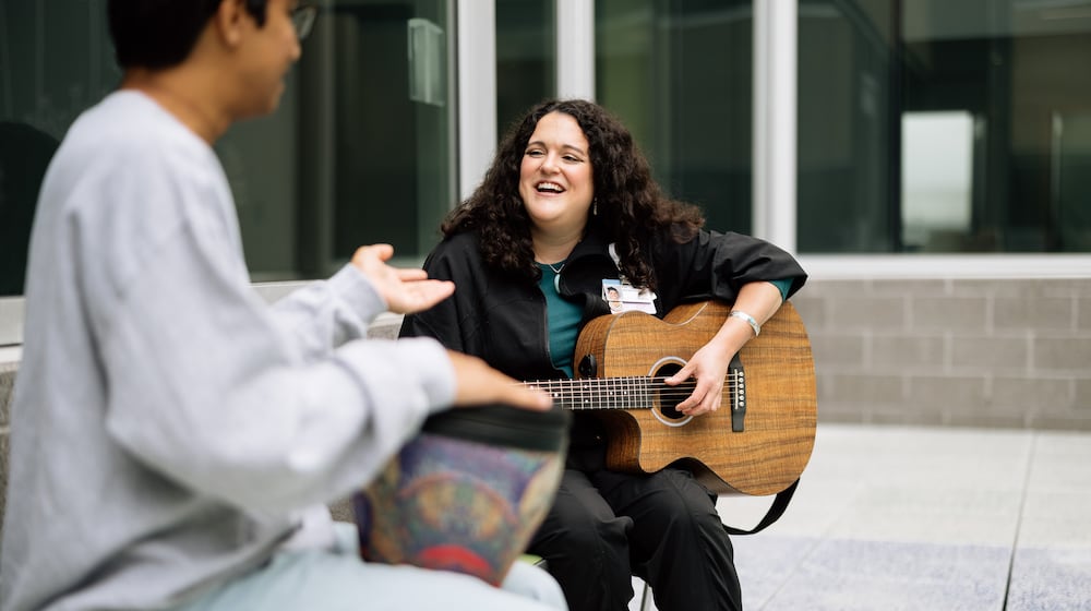 Ella Guillard, a board certified music (activity) therapist in Dayton Children’s inpatient mental health unit. 
She was nominated as a Community Gem because Dayton Children's said the work Guillard does is “an important part of the healing process for the kids and teens who come to Dayton Children’s in a moment of crisis.” CONTRIBUTED