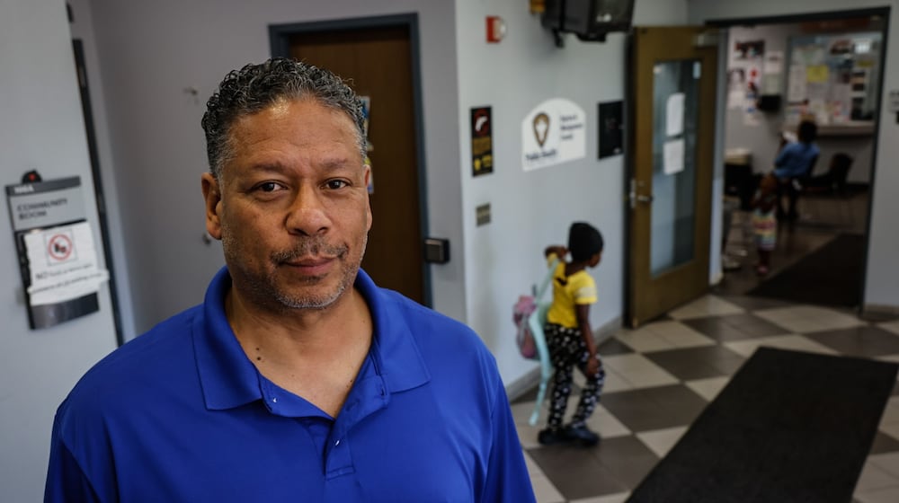 Community Gem John Payne is the men's health supervisor for the Charles Drew Health Center on West Third Street in Dayton. JIM NOELKER/STAFF