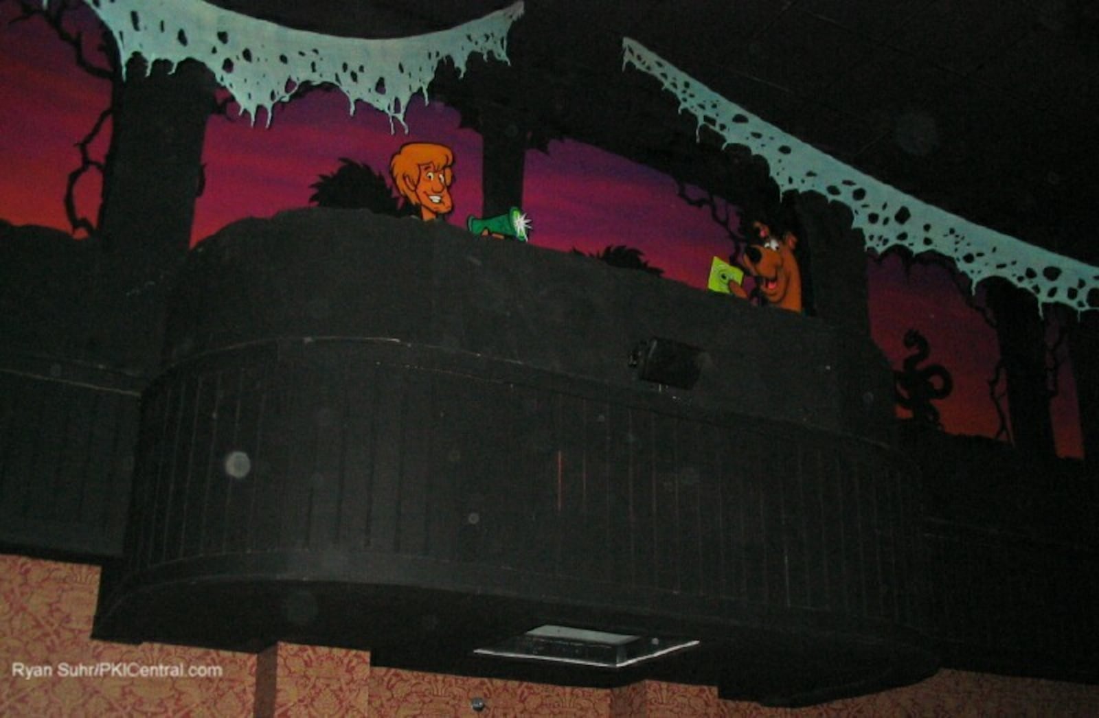 Kings Island's Phantom Theater: Opening Nightmare is the latest iteration of a dark ride at the park. Other versions include Phantom Theater, The Enchanted Voyage and Boo Blasters on Boo Hill. Photos courtesy of Ryan Suhr and KICentral