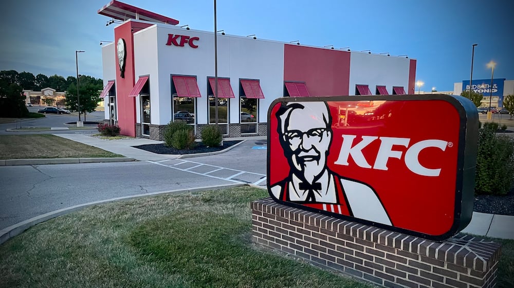 The KFC at 4458 Clyo Road in Sugarcreek Twp. near Miami Valley Hospital South is “permanently closed,” according to a sign posted at the restaurant on Sept. 3. NATALIE JONES/STAFF