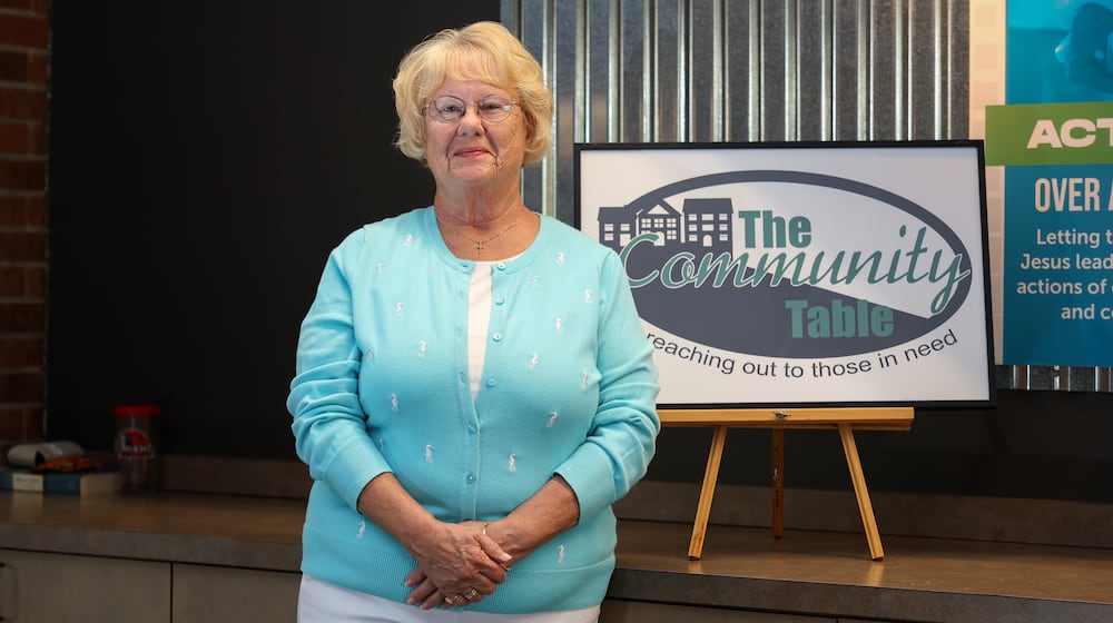 Debbie Stahl has been selected as a Dayton Daily News Community Gem for her work with Community Table, a nonprofit coalition made up of churches, government organizations and nonprofits in the Northmont area. BRYANT BILLING / STAFF