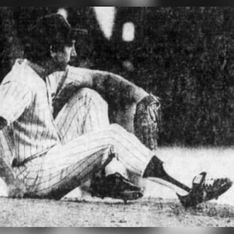 In this photo that appeared in the Sept. 12, 1985 edition of the Dayton Daily News, Eric Show sits alone on the mound just after he gave up the record hit 4,192 to Pete Rose at Riverfront Stadium on September 11, 1985. This was taken by the San Diego Times Union. It shows the talented, but oft-troubled San Diego pitcher sitting alone on the mound as the joyous nine-minute celebration for Rose swirled all around him. He was roundly criticized for his action, but his critics misinterpreted what was going on in his mind. The photo prompted the name of the documentary on Eric Show – Alone on the Mound – that is being completed by John Condit, the University of Dayton grad and former local sportscaster who is now the Director of Sales for the Cox Media Group. BILL WAUGH / STAFF FILE PHOTO