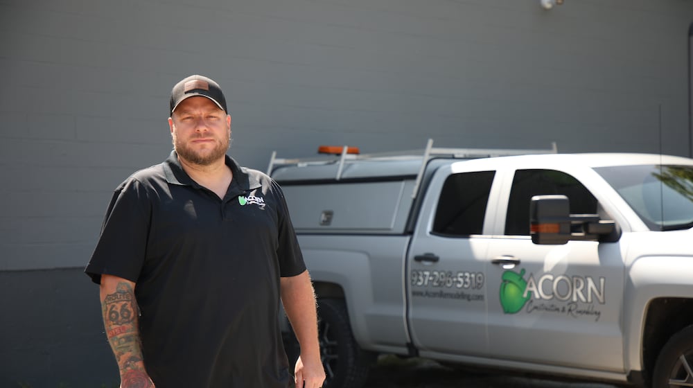 Matt Bennett, president of Acorn Construction & Remodeling. The Moraine business has been recognized in four categories in Best of Dayton. BRANDON BERRY / CONTRIBUTED