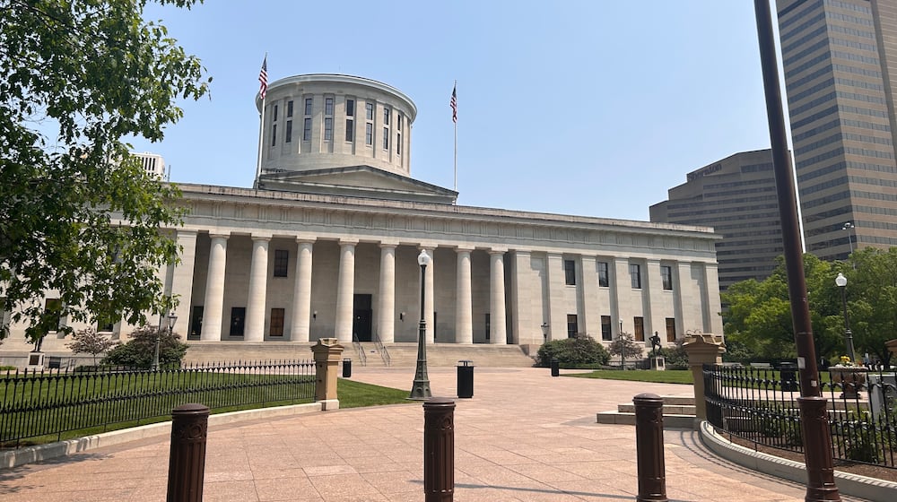 The Ohio Statehouse in May 2023.