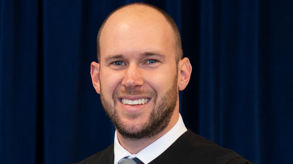 Judge Brandon Myers was appointed to a vacant seat in the Montgomery County Municipal Court. PHOTO COURTESY OHIO SUPREME COURT