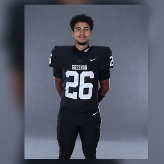 Greenon High School senior Kai Ricks was named the Dayton Daily News Athlete of the Week for Aug. 18 through Aug. 23, earning the honor through reader voting at DaytonDailyNews.com. CONTRIBUTED PHOTO