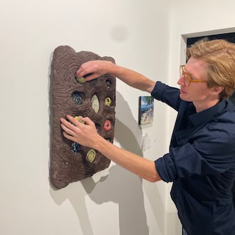 Zachary Callopy is one of the artists whose work is currently on display at The Contemporary Dayton. CYDNIE KING/CONTRIBUTED