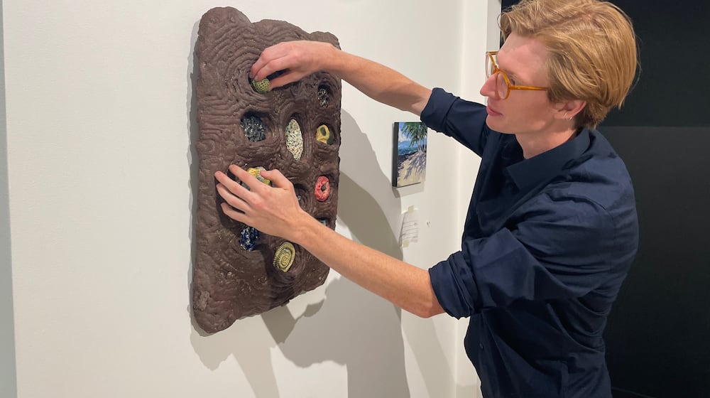 Zachary Callopy is one of the artists whose work is currently on display at The Contemporary Dayton. CYDNIE KING/CONTRIBUTED