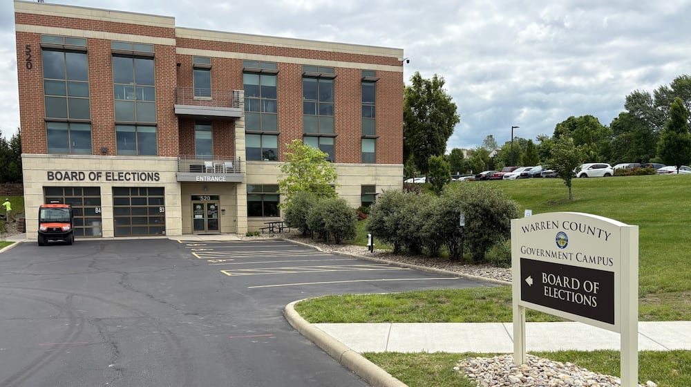 Warren County Board of Elections. JEN BALDUF/STAFF