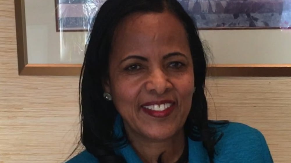 Hiwot Abraha, treasurer of Dayton Public Schools, 2016-17