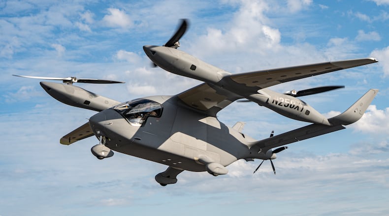 A Beta Technologies craft. GE Aerospace image.